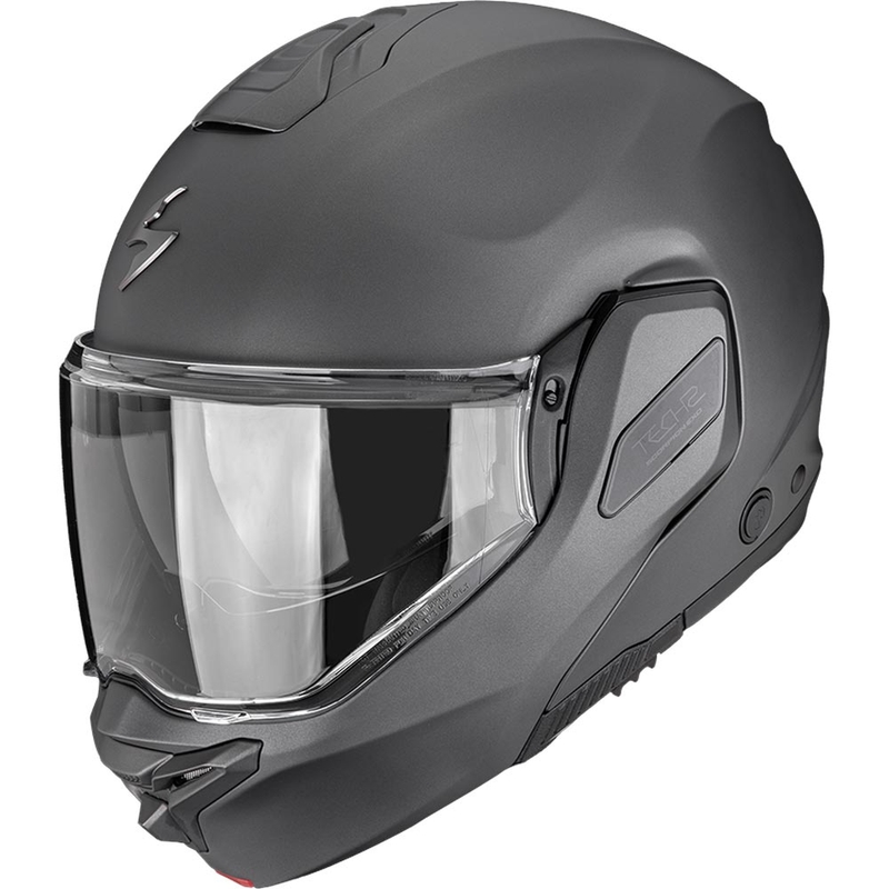 Scorpion EXO-TECH II Solid atverama motocikla ķivere matēta antracīta krāsā