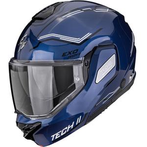 Scorpion EXO-TECH II Dash atveramā motocikla ķivere zila-melna-balta
