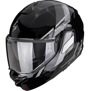 Scorpion EXO-TECH II Markus atveramā motocikla ķivere melna-sudraba
