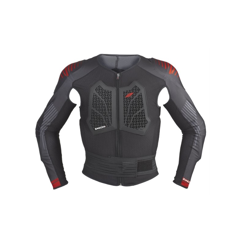Ķermeņa aizsarglīdzeklis Zandona Action X8 melns-sarkans 180-189 cm