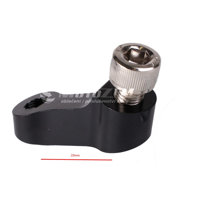 Universāls adapteris spoguļa pagarinājumam R-TECH M10 melns izpārdošana