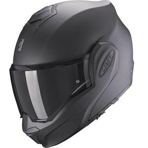 Scorpion EXO-TECH Lite Solid atveramā motocikla ķivere, matēti melna