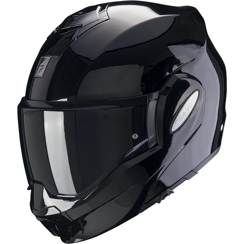 Scorpion EXO-TECH Lite Solid atveramā motocikla ķivere, melna
