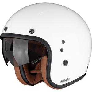 Scorpion Belfast II Luxe atvērtā motocikla ķivere, balta