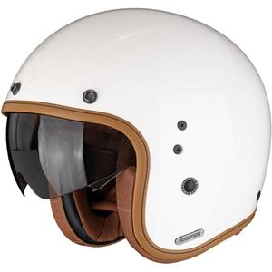 Scorpion Belfast II Luxe atvērtā motocikla ķivere, krēmkrāsas