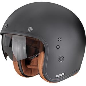 Scorpion Belfast II Luxe atvērtā motocikla ķivere, matēta melna