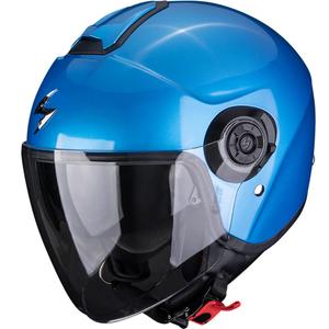 Scorpion EXO-CITY II Solid atvērtā motocikla ķivere metāliski zila