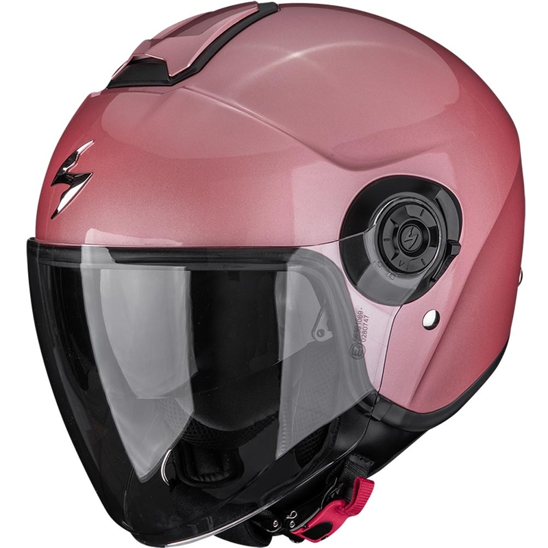 Scorpion EXO-CITY II Solid atvērtā motocikla ķivere metāliski rozā