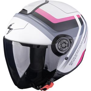 Scorpion EXO-CITY II Sport atvērtā motocikla ķivere matēti pelēka-rozā