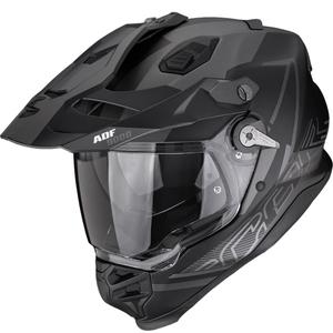 Enduro ķivere Scorpion ADF-9000 Air Summit matēta melna-sudraba