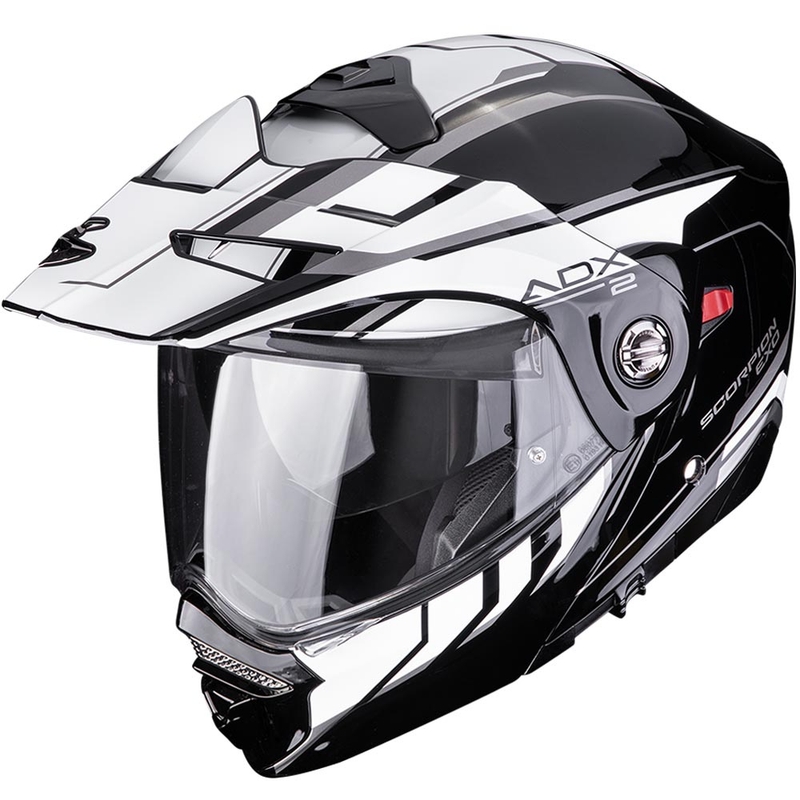 Enduro motocikla ķivere Scorpion ADX-2 Walt melna-balta