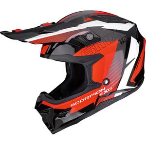 Scorpion SMX-10 Speed motokrosa ķivere melna-balta-sarkana