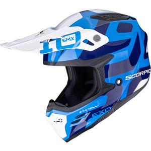 Scorpion SMX-10 Leap motokrosa ķivere zila-balta