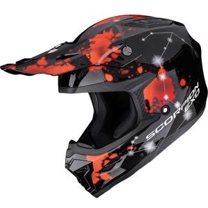Scorpion SMX-10 Vibe motokrosa ķivere melna-sarkana