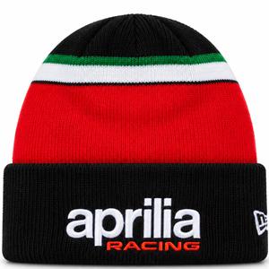 Aprilia BE A RACER cepure ar sarkanmelnu logotipu