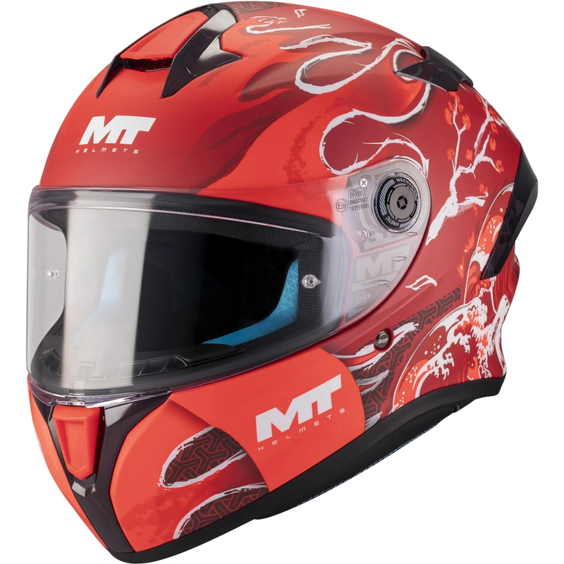 Pilna izmēra motocikla ķivere MT Targo S Yamanaka_26_Season C5 matēti sarkana