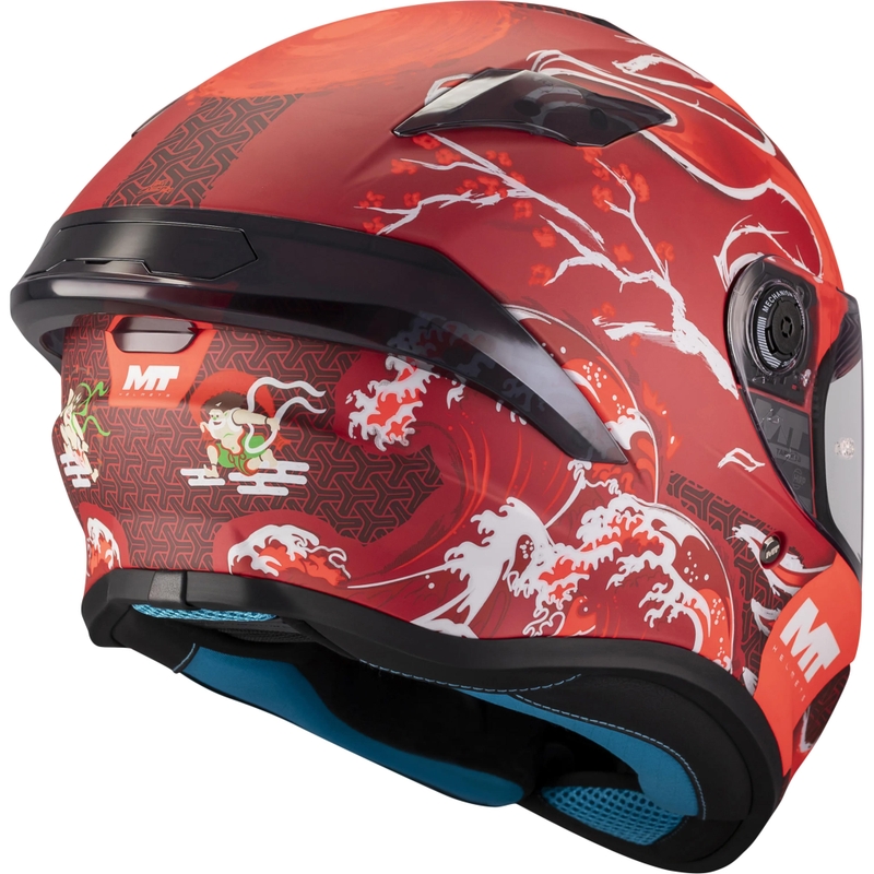 Pilna izmēra motocikla ķivere MT Targo S Yamanaka_26_Season C5 matēti sarkana