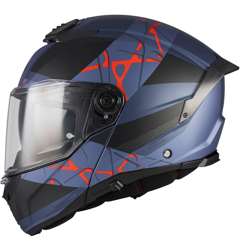 Atverama motocikla ķivere MT Atom 2 SV Change C17 matēta melna-zila