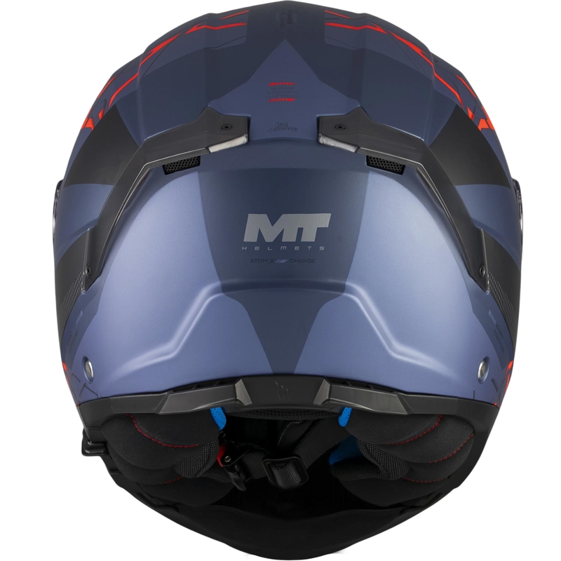 Atverama motocikla ķivere MT Atom 2 SV Change C17 matēta melna-zila