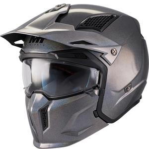 Modulāra motocikla ķivere MT Streetfighter SV S Special Pure T2 spīdīga, daudzkrāsaina