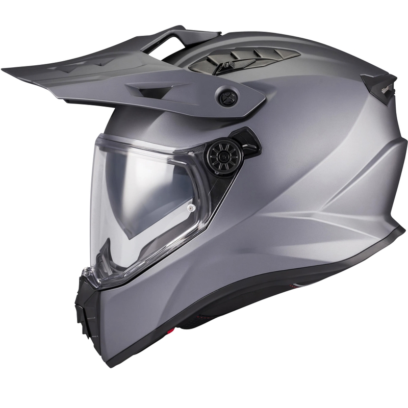Enduro motocikla ķivere MT Track SV Pure A2 matēti pelēka