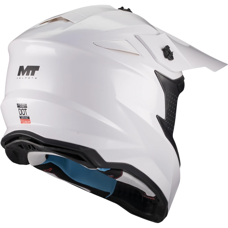Motokrosa ķivere MT Falcon S Pure A0 balta