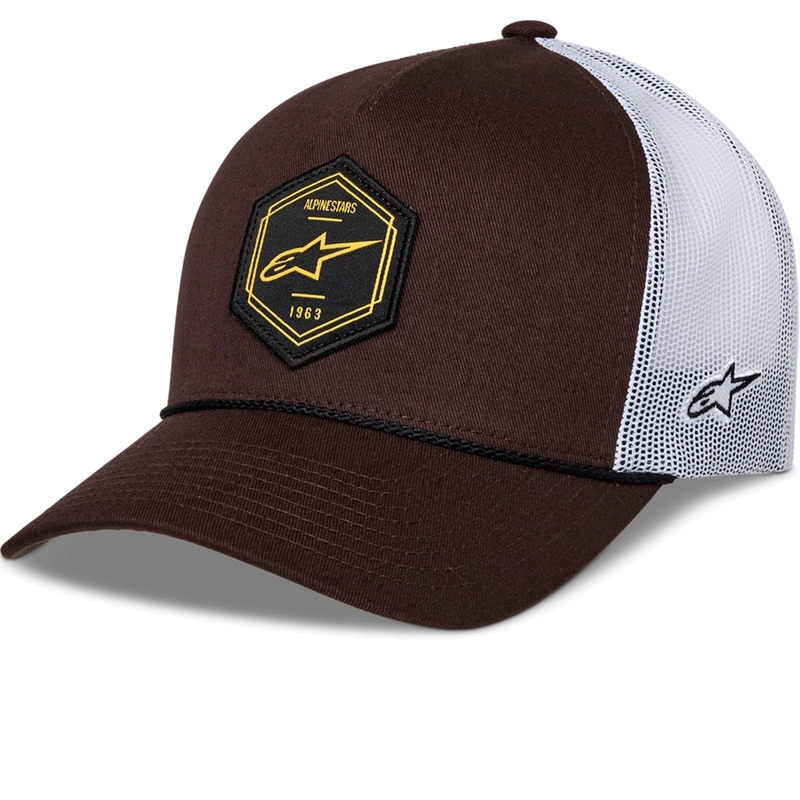 Alpinestars Hexeon Trucker cepure brūna-balta