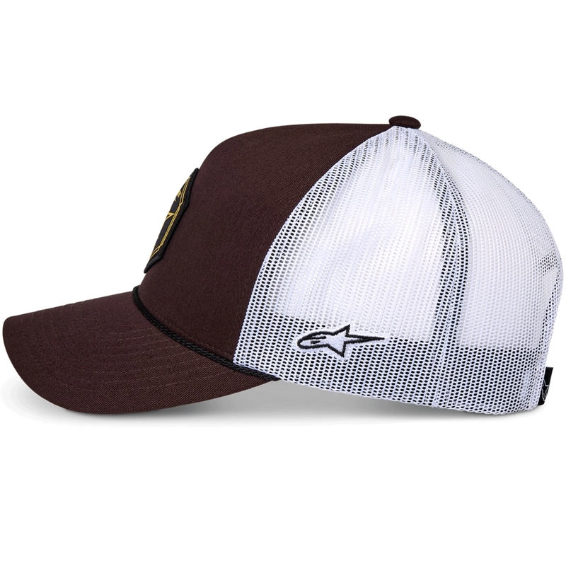 Alpinestars Hexeon Trucker cepure brūna-balta