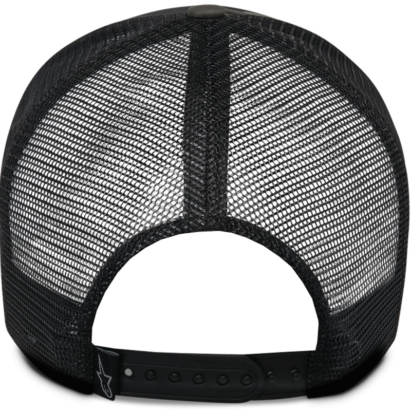 Alpinestars Oblique Camo Trucker cepure melna-kamoka-melna