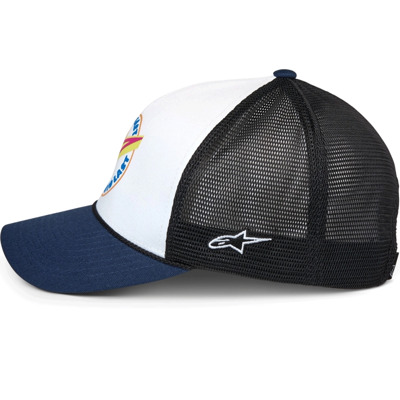 Alpinestars Aorbit Trucker cepure, balta-zila-melna