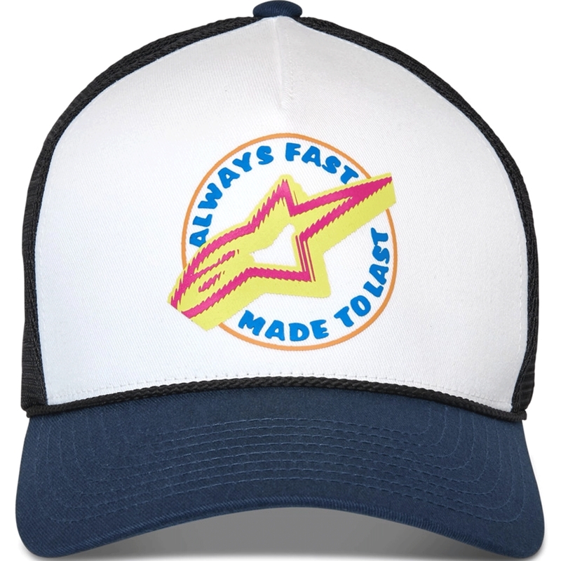 Alpinestars Aorbit Trucker cepure, balta-zila-melna