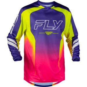 Motokrosa krekls FLY Racing F-16 Raze violets-sarkans-dzeltens