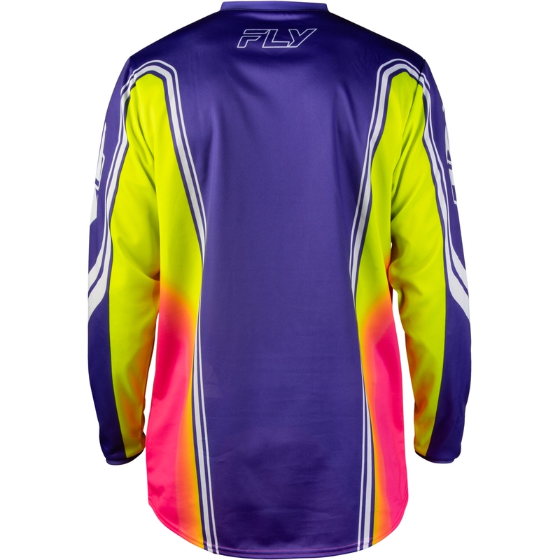 Motokrosa krekls FLY Racing F-16 Raze violets-sarkans-dzeltens