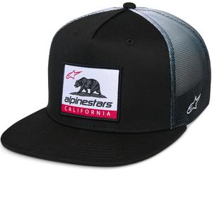 Alpinestars Cali Gradient Trucker cepure melna-balta