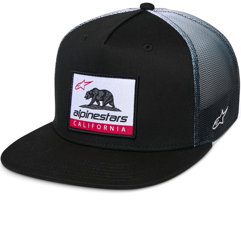 Alpinestars Cali Gradient Trucker cepure melna-balta