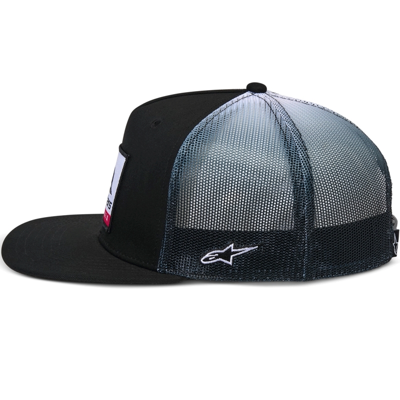 Alpinestars Cali Gradient Trucker cepure melna-balta