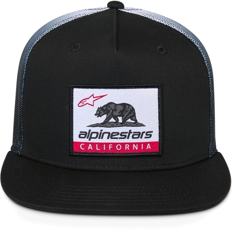 Alpinestars Cali Gradient Trucker cepure melna-balta
