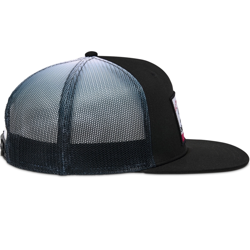 Alpinestars Cali Gradient Trucker cepure melna-balta