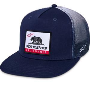 Alpinestars Cali Gradient Trucker cepure, zila-balta