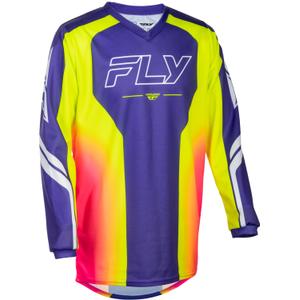 FLY Racing F-16 Raze bērnu motokrosa krekls violets-sarkans-dzeltens
