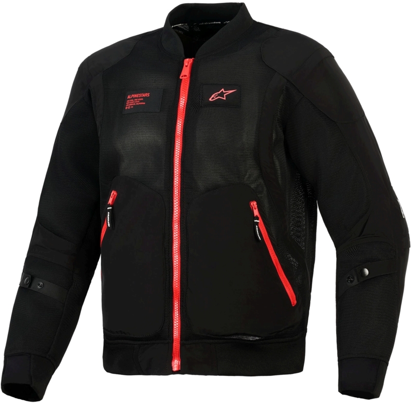 Alpinestars Flight Air motocikla jaka melna-sarkana