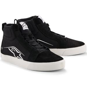 Alpinestars Ride-63 audekla motocikla zābaki melni-balti