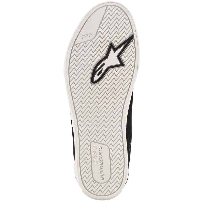 Alpinestars Ride-63 audekla motocikla zābaki melni-balti