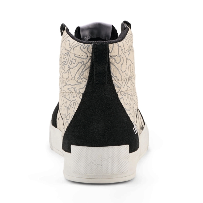 Alpinestars Ride-63 audekla motocikla zābaki melni-gaiši pelēki-balti