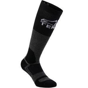 Alpinestars AT 8 Merino zeķes pelēkmelnas