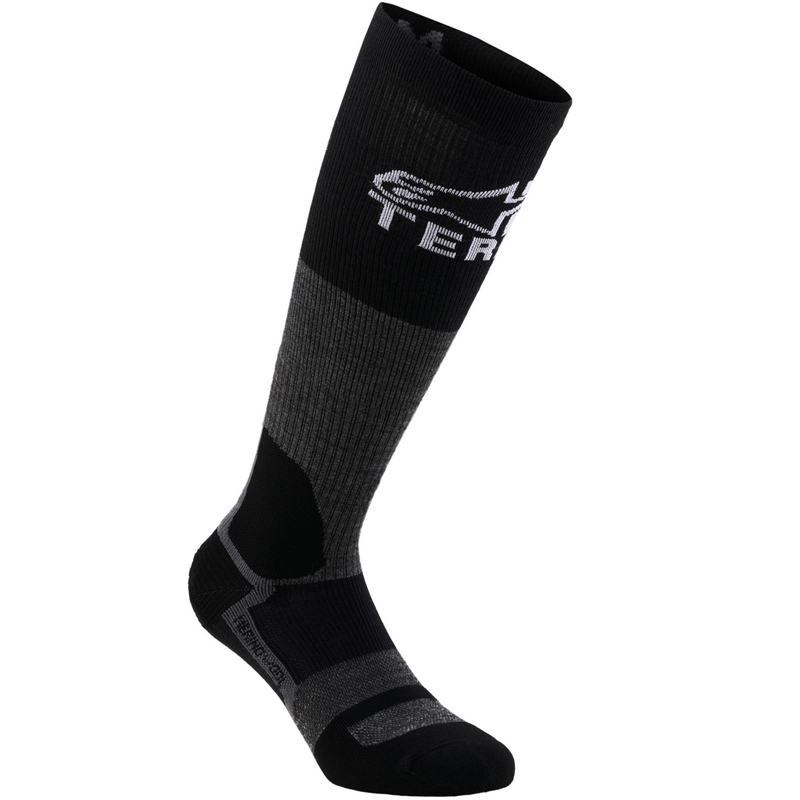 Alpinestars AT 8 Merino zeķes pelēkmelnas