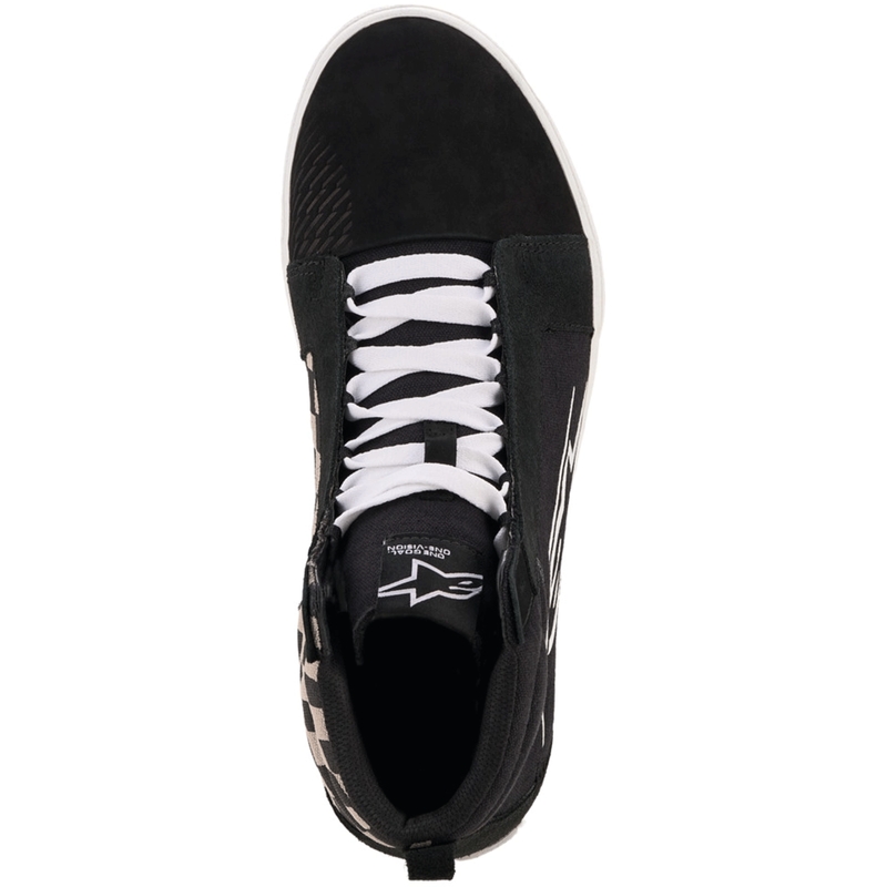 Alpinestars Ride-63 audekla motocikla zābaki melni-gaiši pelēki