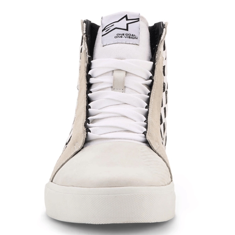 Alpinestars Ride-63 audekla motocikla zābaki melni-bēši-balti