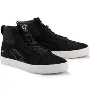 Alpinestars Ride-63 ādas motocikla zābaki melni-balti