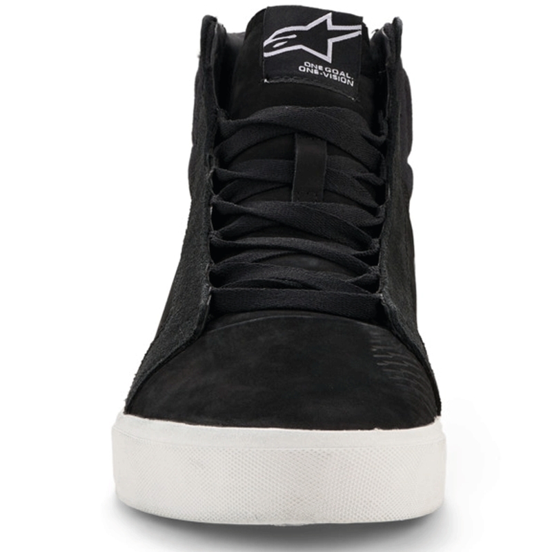 Alpinestars Ride-63 ādas motocikla zābaki melni-balti